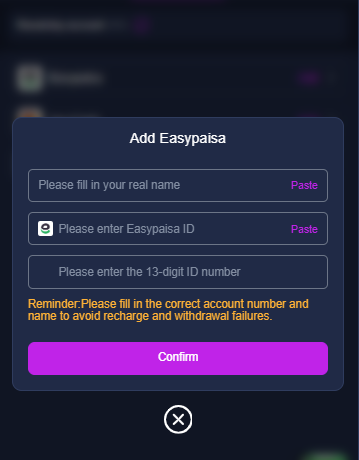 S98 Game Download APK add Wallet account